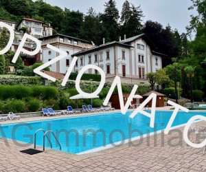 Oggebbio three-room flat in residence with secular park and swimming pool - Rif. 066
